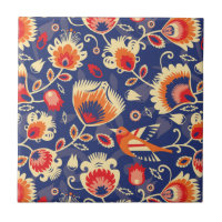 💛 🧡 💙 padrão Folklore com flores amarelas 002 