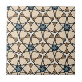 Azulejo De Cerâmica Padrão Geométrico Árabe Simétrico