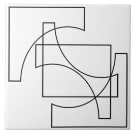 Azulejo De Cerâmica Padrão Geométrico da Moda