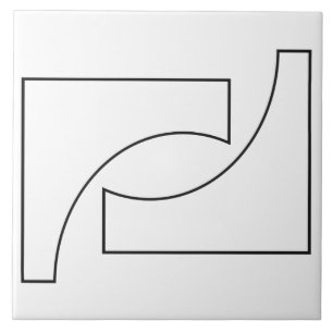 Azulejo De Cerâmica Padrão Geométrico da Trendy