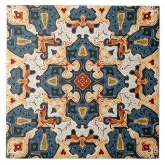 Azulejo De Cerâmica Padrão geométrico do azulejo3