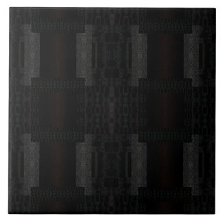 Azulejo De Cerâmica Padrão Geométrico Preto – Design Minimalista Moder