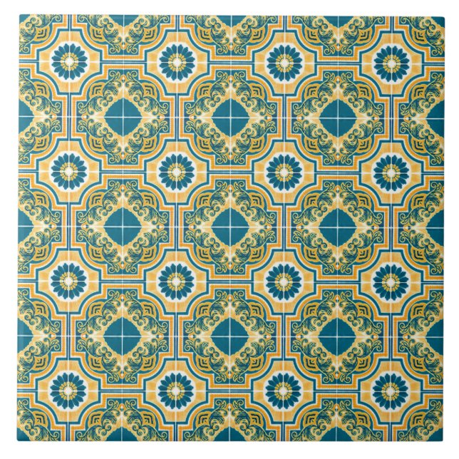 Azulejo De Cerâmica Padrão Italiano  (Frente)