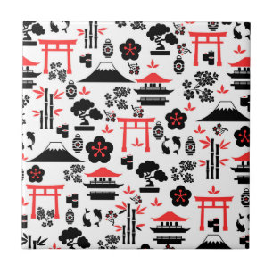 Azulejo De Cerâmica Padrão Japonês