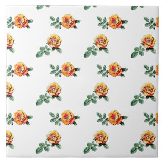 Azulejo De Cerâmica padrão laranja rosa