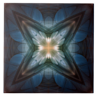 Azulejo De Cerâmica Padrão mágico brilhante de cruz