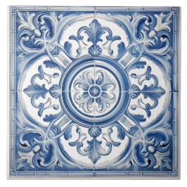 Azulejo De Cerâmica Padrão mediterrânico italiano Vintage