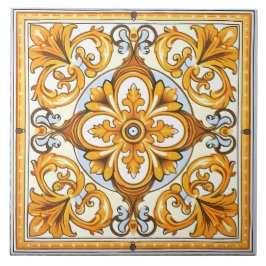 Azulejo De Cerâmica Padrão mediterrânico italiano Vintage