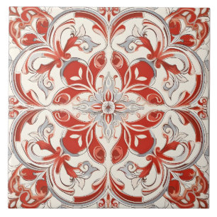 Azulejo De Cerâmica Padrão mediterrânico italiano Vintage