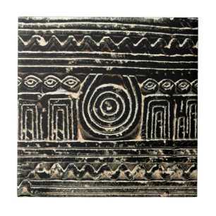 Azulejo De Cerâmica Padrão Mesopotâmico Sumeriano Antigo