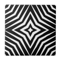 Padrão moderno com estrelas preto e branco M7