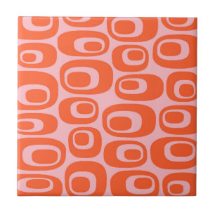 Azulejo De Cerâmica Padrão Moderno de Bolha Atômica do meio século