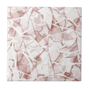 Azulejo De Cerâmica padrão moderno elegante abstrato bege branco   