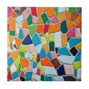 Azulejo De Cerâmica Padrão Mosaico Colorido