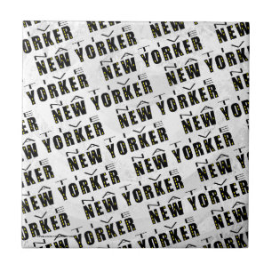 Azulejo De Cerâmica Padrão original do New Yorker