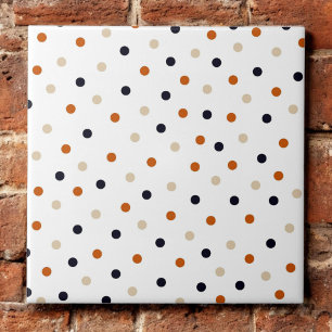 Azulejo De Cerâmica Padrão Polkadot Colorido