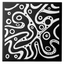 Padrão preto e branco