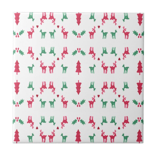 AZULEJO DE CERÂMICA  PADRÃO REINDEER (Frente)