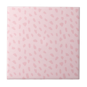 Azulejo De Cerâmica Padrão Rosa Corado