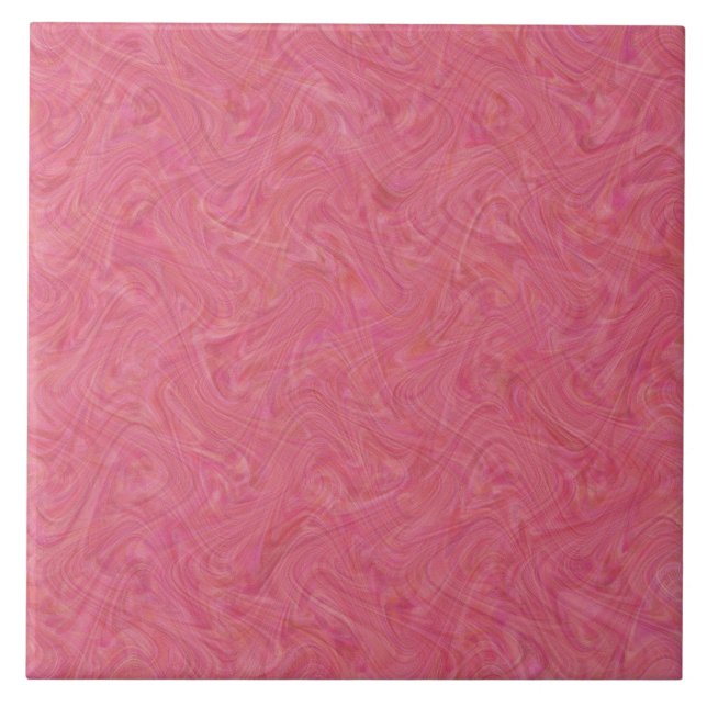 Azulejo De Cerâmica Padrão Rosa Mármore (Frente)