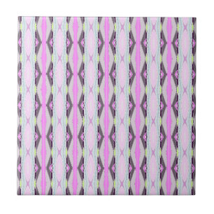 Azulejo De Cerâmica Padrão Rosa Único