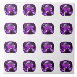 Azulejo De Cerâmica Padrão Roxo