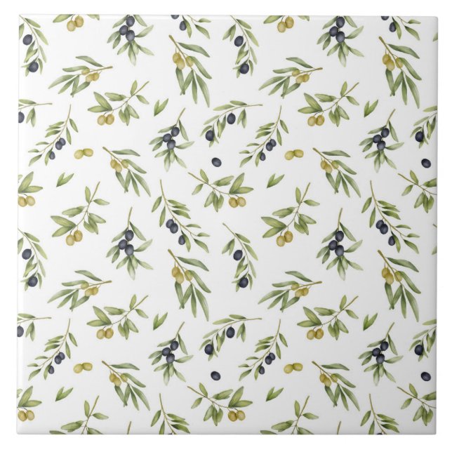 Azulejo De Cerâmica Padrão Rustic Olive (Frente)