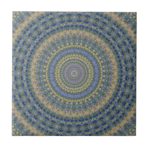 Azulejo De Cerâmica Padrão sem descontinuidades em abstrato mandala