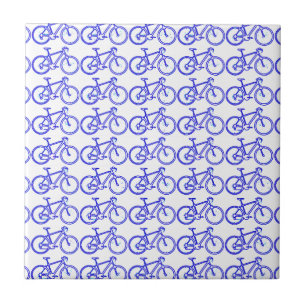 Azulejo De Cerâmica padrão simples de bicicleta
