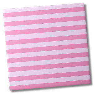 Azulejo De Cerâmica Padrão Simples Moderno de Stripe Rosa Rosa