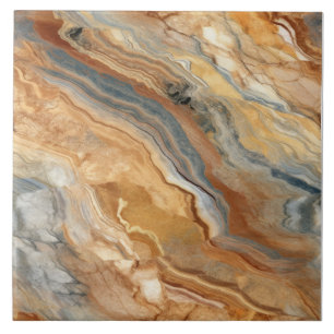 Azulejo De Cerâmica Padrão Terrestre do Marble do Tom