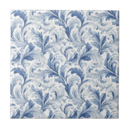 Azulejo De Cerâmica Padrão Toile de País Francês Azul