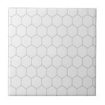 Azulejo De Cerâmica Padrão Trendy Traditional Classic Hexagon<br><div class="desc">Esse tradicional azulejo de estilo hexágono clássico de estilo cerâmico nunca sai do estilo, e pode ser tão versátil em seus usos: para um backsplash da cozinha, azulejo de recursos, fundo de lareira ou azulejo de chá de banheiro. Adicione um sotaque de design a qualquer sala. Outro uso é armar...</div>