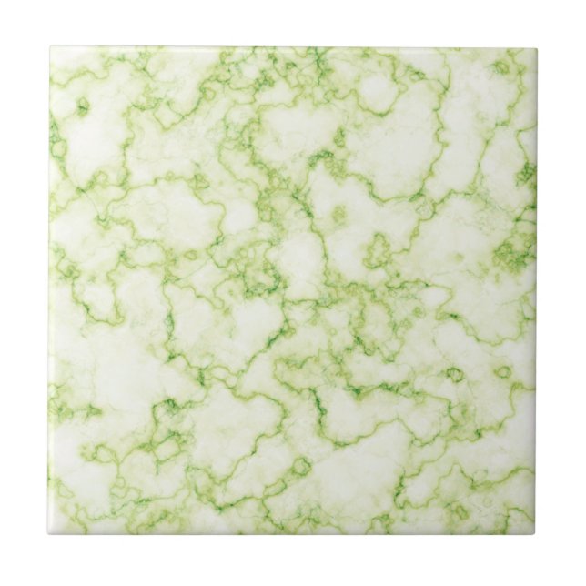 Azulejo De Cerâmica Padrão Verde Marble (Frente)
