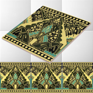 Azulejo De Cerâmica Padrão Victorian Era 1870 Art Nouveau Frieze