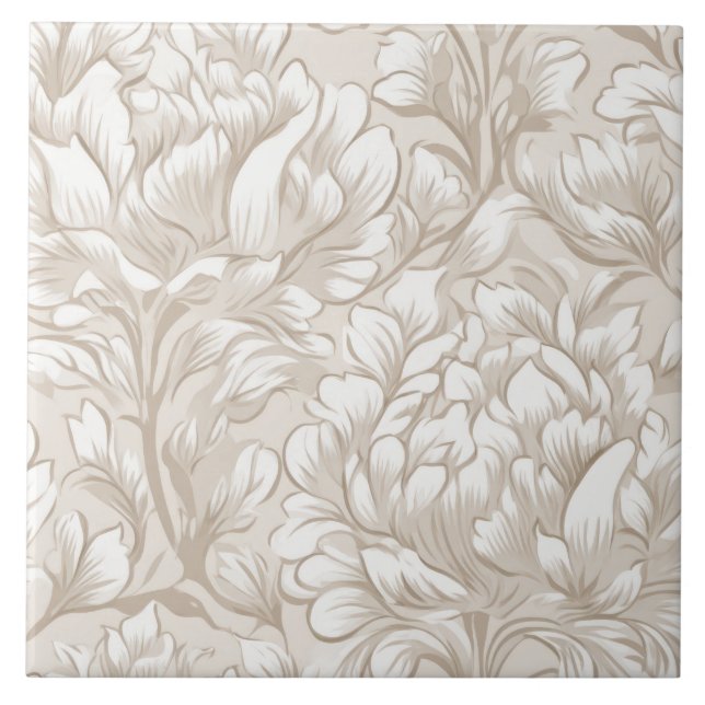 Azulejo De Cerâmica Padrão William Morris (Frente)