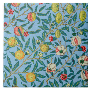 Azulejo De Cerâmica Padrão William Morris, Fruta