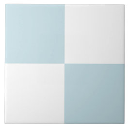 Azulejo De Cerâmica Padrão Xadrez Branco Espuma do Mar