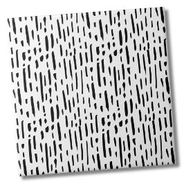 Azulejo De Cerâmica Padrões de pontos - Stripes brancas pretas