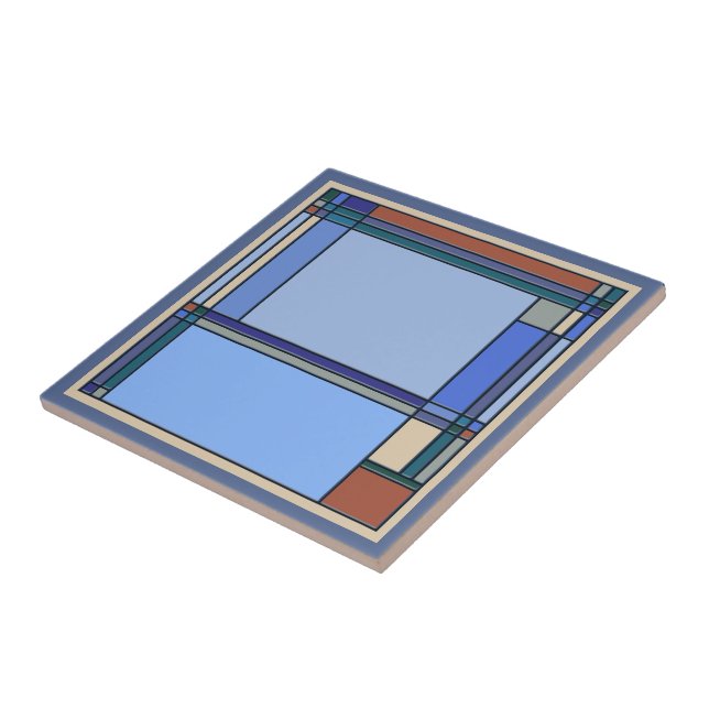 Azulejo De Cerâmica Padrões geométricos de Artes e Artesanatos Maravil (Lateral)