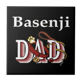 Azulejo De Cerâmica Pai Basenji