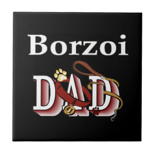 Azulejo De Cerâmica Pai Borzoi