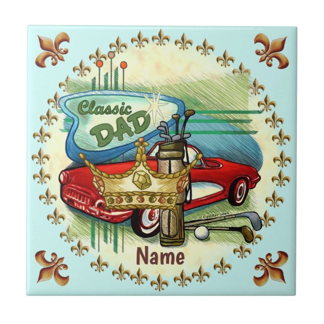 Azulejo De Cerâmica Pai Clássico (Frente)