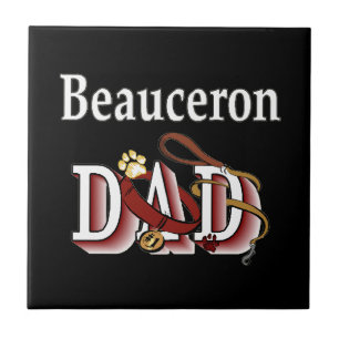 Azulejo De Cerâmica Pai de Beauceron