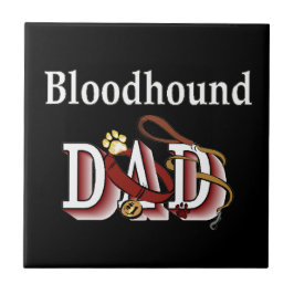 Azulejo De Cerâmica Pai de Bloodhound