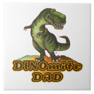 Azulejo De Cerâmica Pai de Dinomite