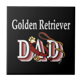 Azulejo De Cerâmica Pai do ouro Retriever