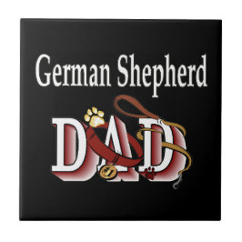 Azulejo De Cerâmica Pai german shepherd