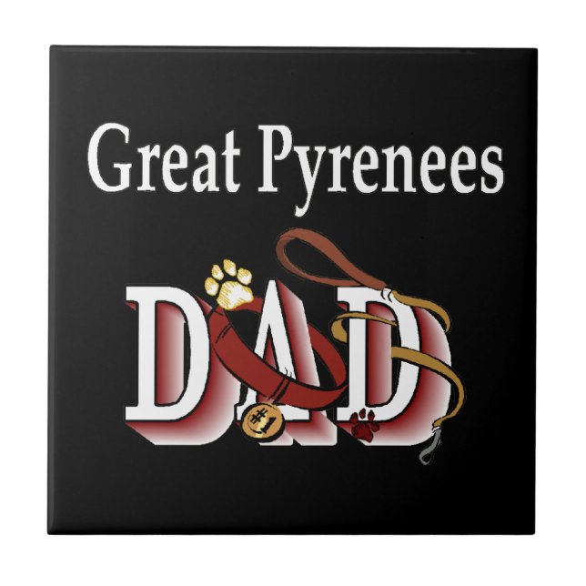 Azulejo De Cerâmica PAI Pirenéus excelente (Frente)