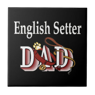 Azulejo De Cerâmica Pai Setter Inglês